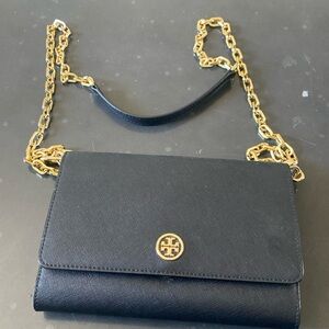 Tory Burch black crossbody purse